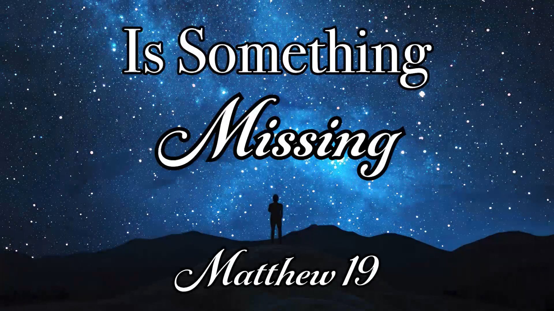 Is Something Missing