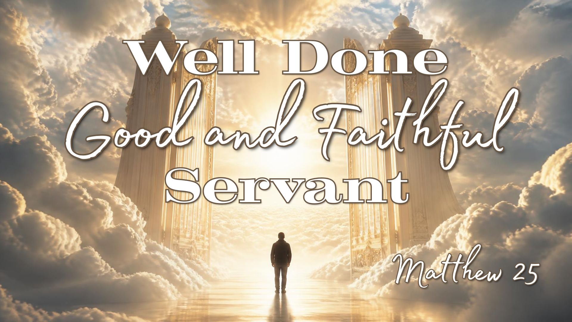 Well Done Good and Faithful Servant