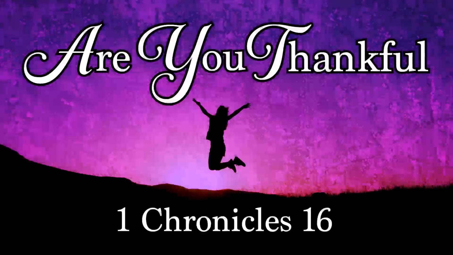 Are You Thankful